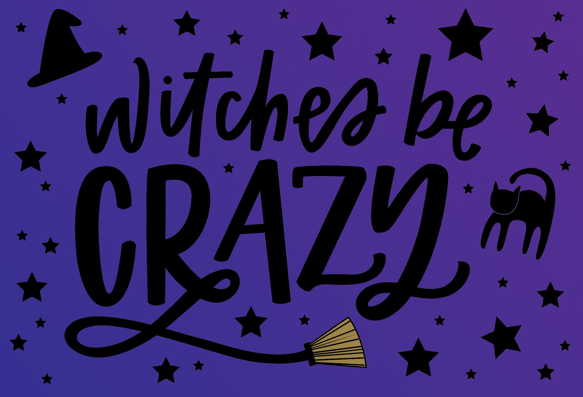 Witches be Crazy Halloween Card - Cardmore
